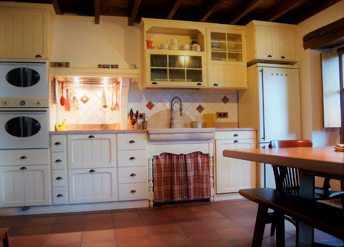 Cucina Chabby chic Cucina provenzale laccata bianco