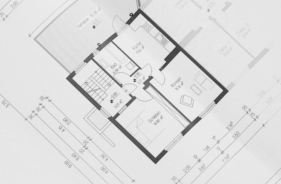 Rilievo e disegno disposizione arredi